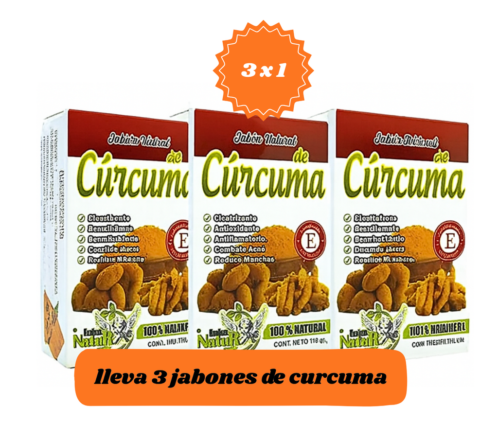 JABON NATURAL CORPORAL DE CURCUMA