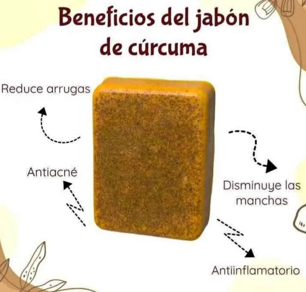 JABON NATURAL CORPORAL DE CURCUMA