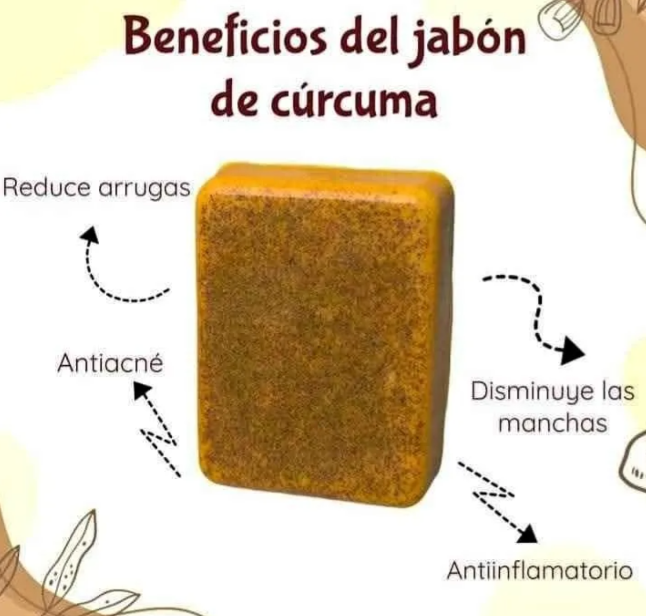 JABON NATURAL CORPORAL DE CURCUMA