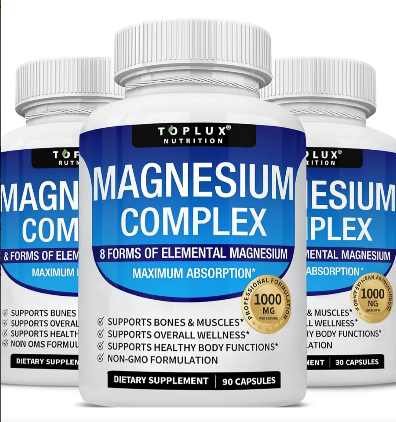 MAGNESIUM COMPLEX 90 CAPSULAS -BIENESTAR CARDIOVASCULAR Y NEUROLÓGICO